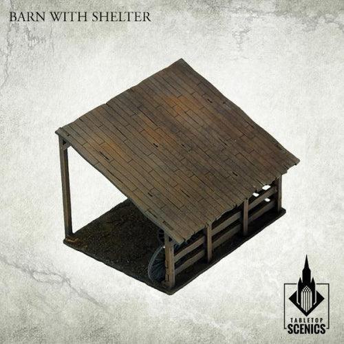 TABLETOP SCENICS Poland 1939 Barn with Shelter - Image 2