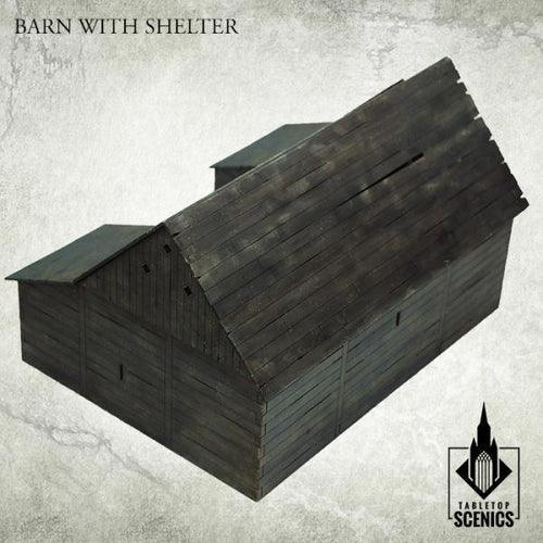 TABLETOP SCENICS Poland 1939 Barn with Shelter - Image 6