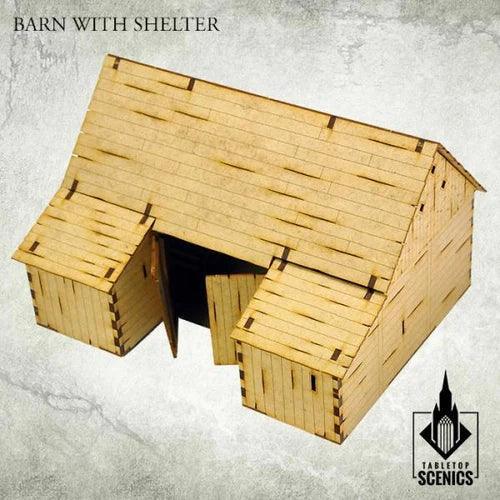 TABLETOP SCENICS Poland 1939 Barn with Shelter - Image 7