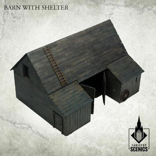 TABLETOP SCENICS Poland 1939 Barn with Shelter - Image 8
