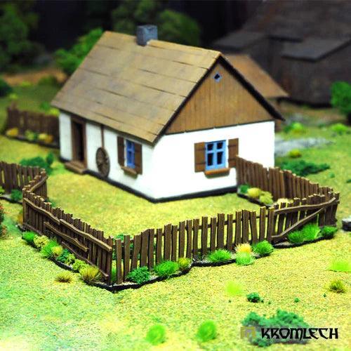TABLETOP SCENICS Poland 1939 Wooden Fence - Straight Sections - Image 3