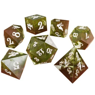 The Crooked Moon - Resin Dice - Image 2