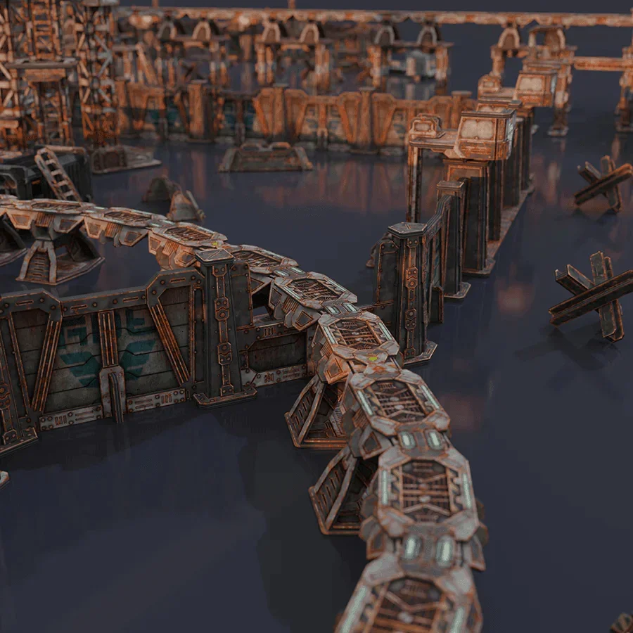 TinkerTurf Perimeter Wall - Abandoned Theme - Image 2