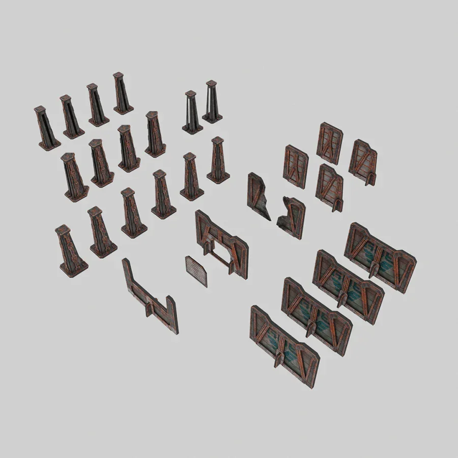 TinkerTurf Perimeter Wall - Abandoned Theme - Image 3