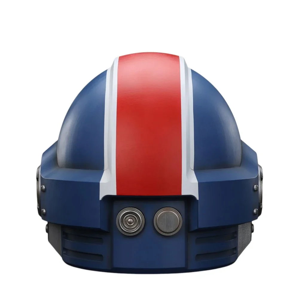 U2 Warhammer Collectibles: 1/1 Scale Uitramarines Lieutenant Titus' MKX Helmet - Image 2
