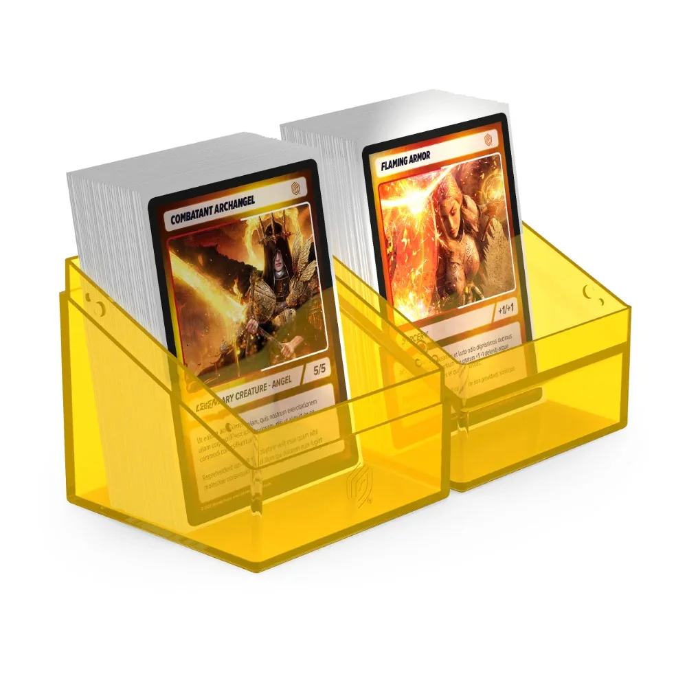 Ultimate Guard: Deck Box – Boulder 100+ – Clear: Amber - Image 3