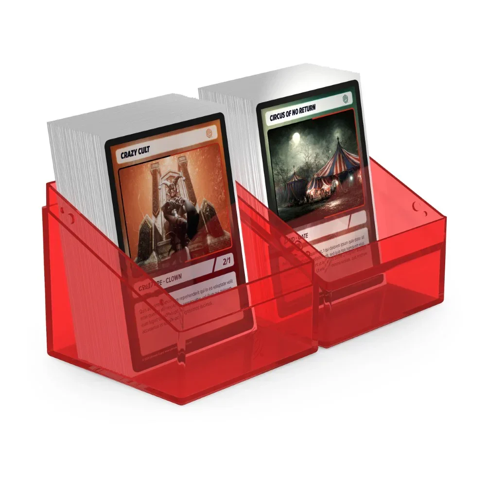 Ultimate Guard: Deck Box – Boulder 100+ – Clear: Ruby - Image 3