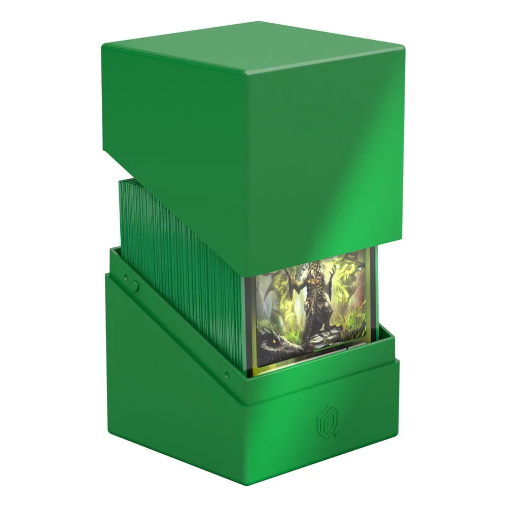 Ultimate Guard: Deck Box – Boulder 100+ – Solid Green - Image 2