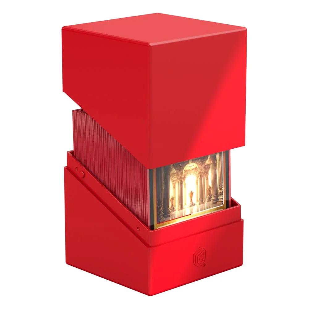 Ultimate Guard: Deck Box – Boulder 100+ – Solid Red - Image 2