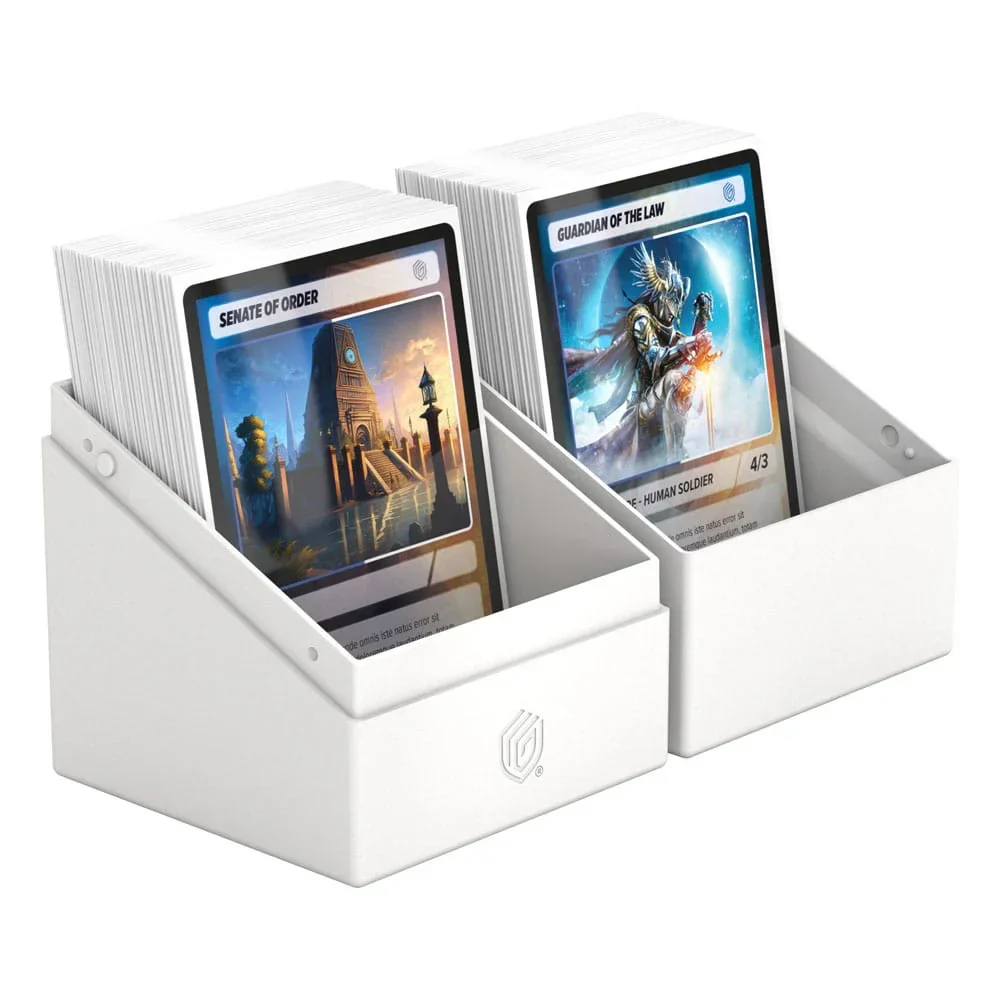 Ultimate Guard: Deck Box – Boulder 100+ – Solid White - Image 3