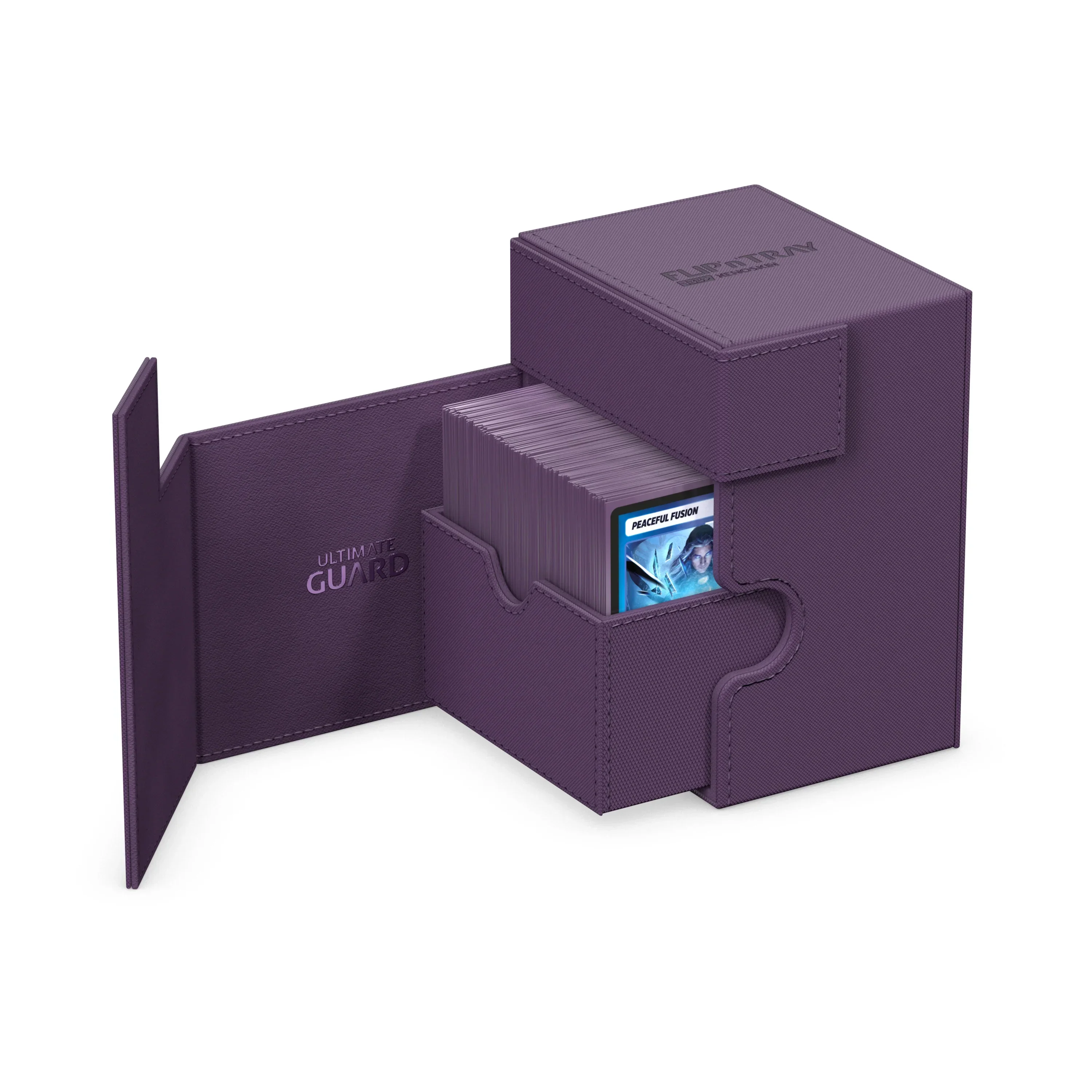 Ultimate Guard: Deck Box – XenoSkin Flip'n'Tray 133+ – Purple - Image 2