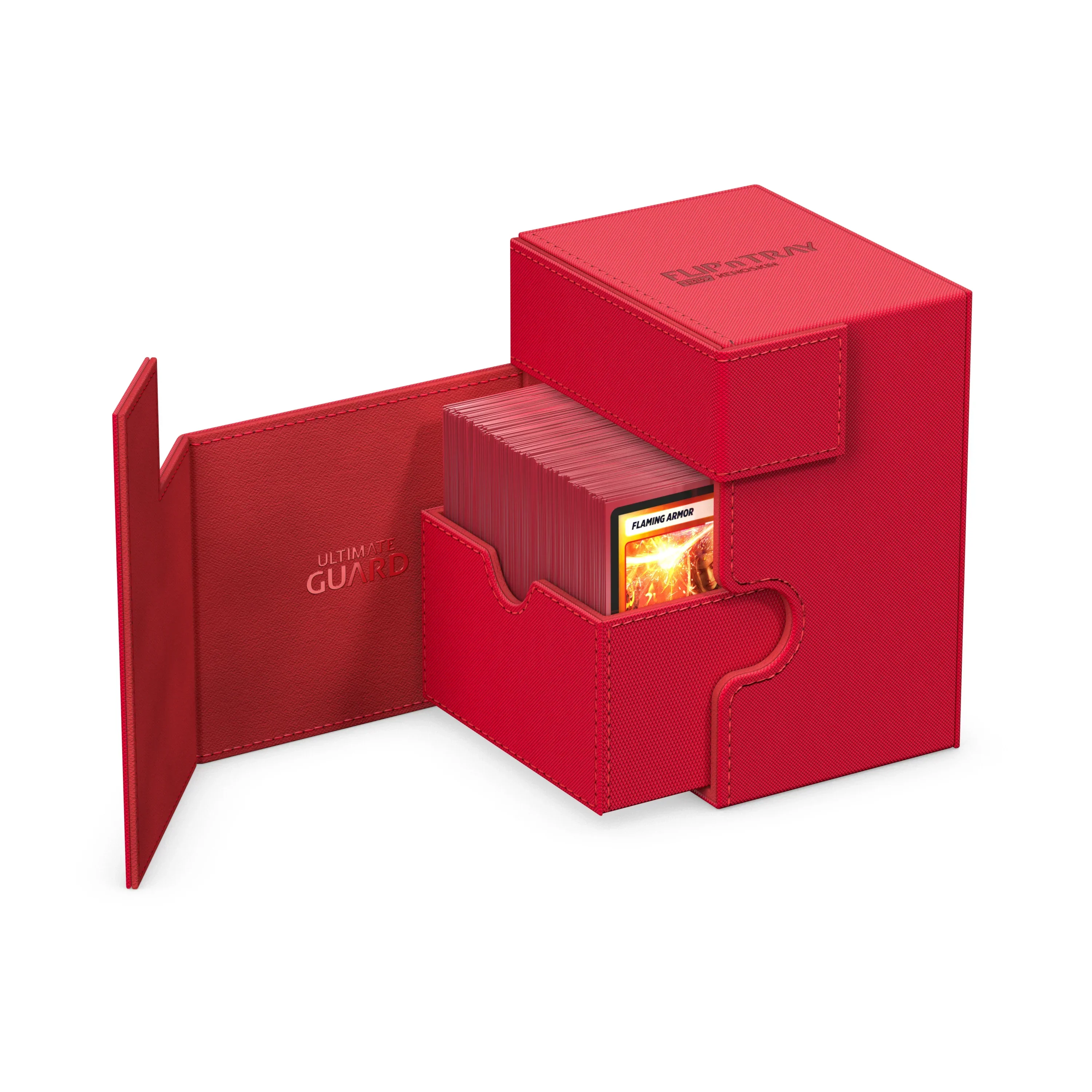 Ultimate Guard: Deck Box – XenoSkin Flip'n'Tray 133+ – Red - Image 2