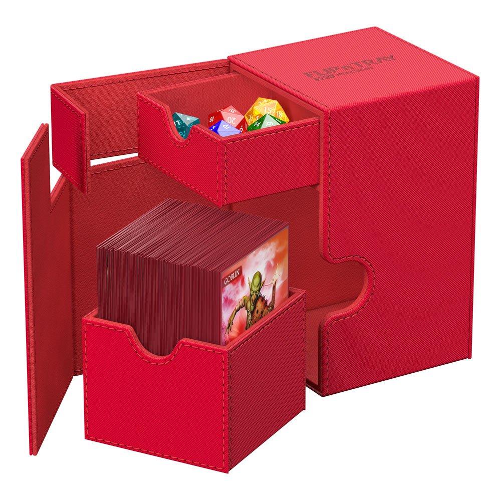 Ultimate Guard: Deck Box – XenoSkin Monocolor Flip'n'Tray 100+ – Red - Image 2