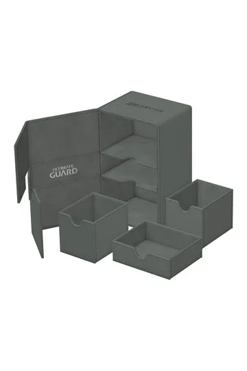 Ultimate Guard: Deck Box – XenoSkin Monocolor Flip'n'Tray 160+ – Grey - Image 2