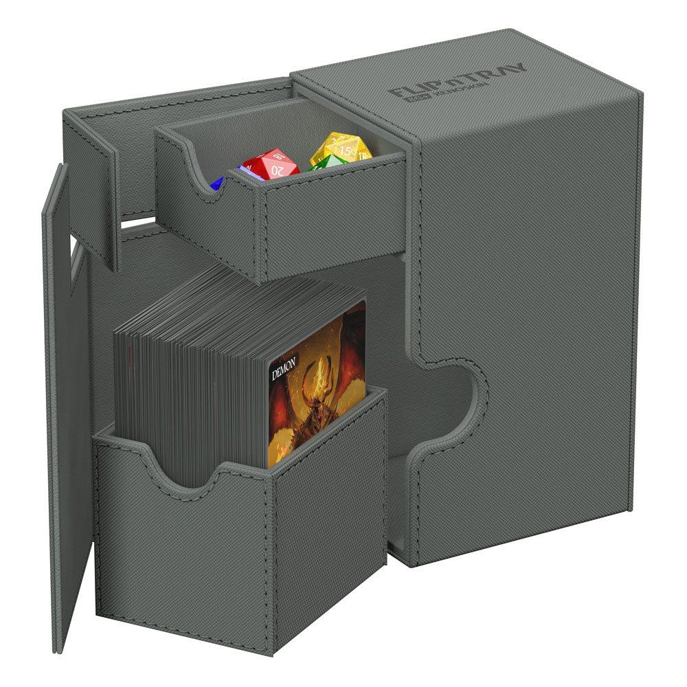 Ultimate Guard: Deck Box – XenoSkin Monocolor Flip'n'Tray 80+ – Grey - Image 2