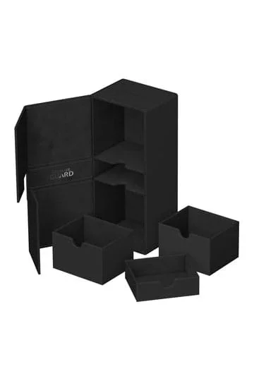 Ultimate Guard: Deck Box – XenoSkin Twin Flip'n'Tray 266+ – Black