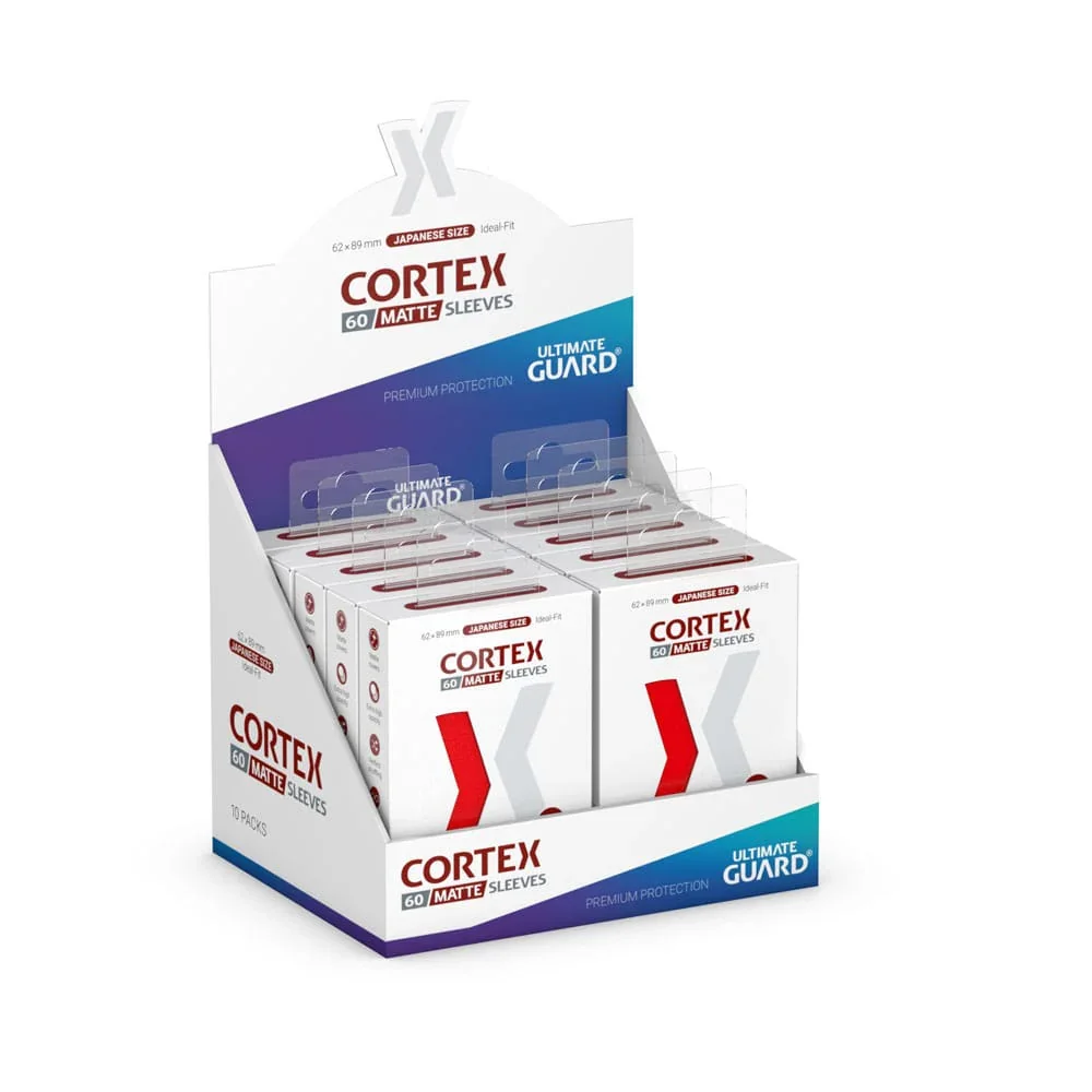 Ultimate Guard: Japanese Size Sleeves – Cortex Matte – Red - Image 2