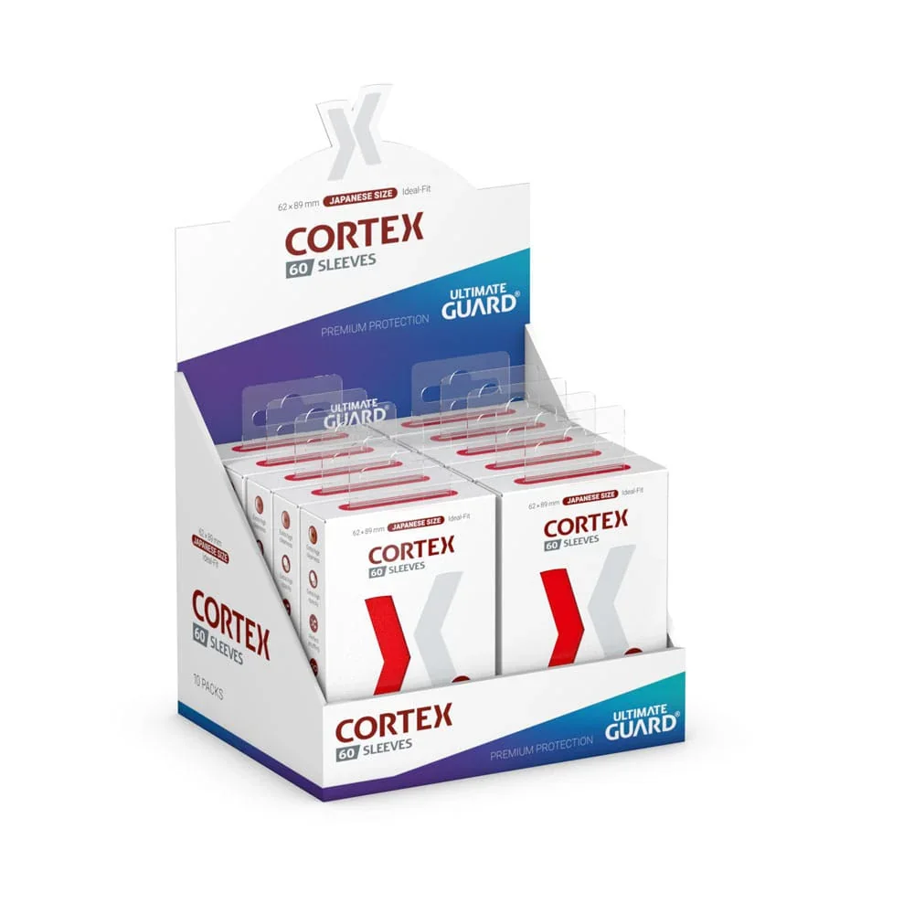 Ultimate Guard: Japanese Size Sleeves – Cortex – Red - Image 4