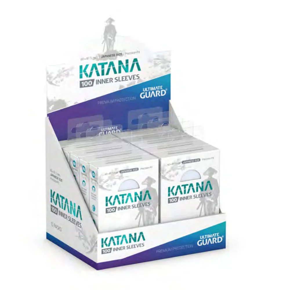 Ultimate Guard: Japanese Size Sleeves – Katana Precise-Fit Inner Sleeves – Transparent - Image 2