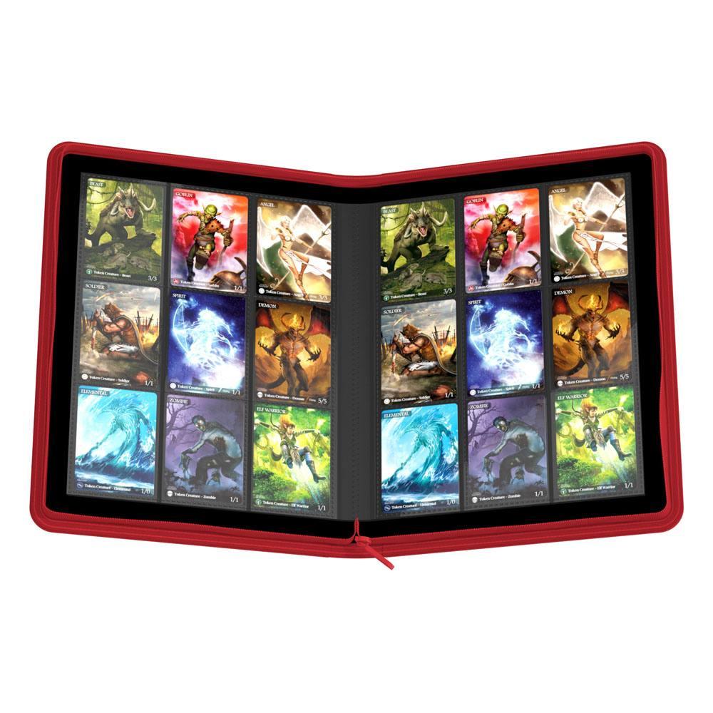 Ultimate Guard: Portfolio – 18-Pocket XenoSkin ZipFolio 360 – Red - Image 2