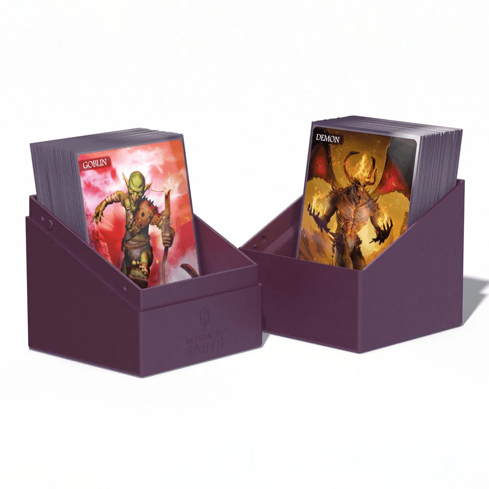 Ultimate Guard Return to Earth Boulder 100+ Deck Box Purple - Image 3