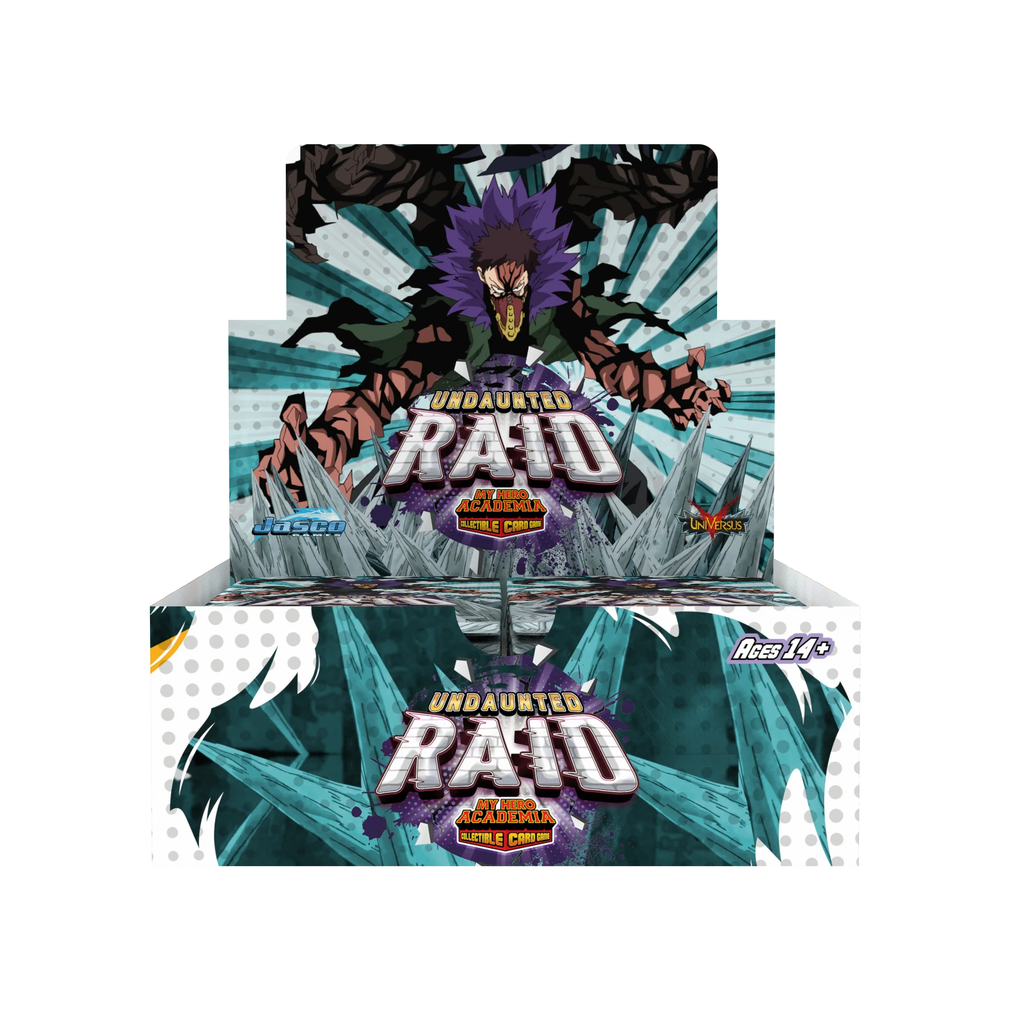 UniVersus My Hero Academia: Undaunted Raid Booster Display