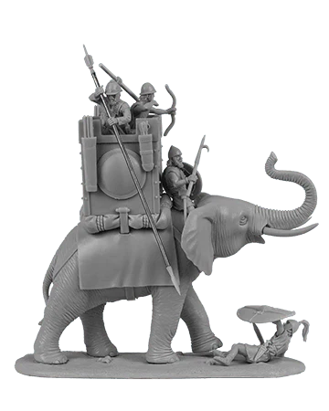 V&V Miniatures - Carthaginian War Elephant (extended set)