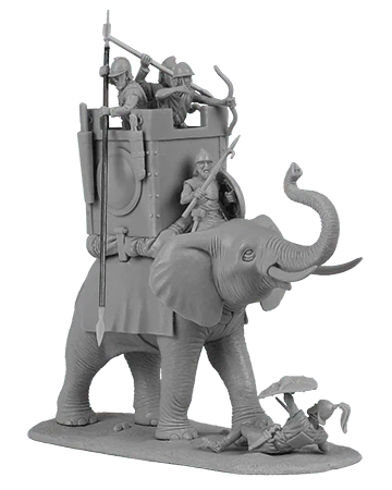 V&V Miniatures - Carthaginian War Elephant (extended set) - Image 2