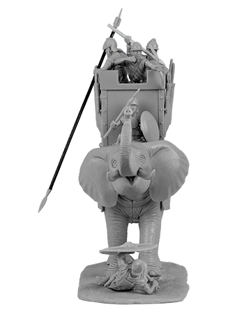 V&V Miniatures - Carthaginian War Elephant (extended set) - Image 3