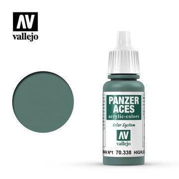 Vallejo 70338 Panzer Aces German Tank Highlights I 17 ml Acrylic Paint
