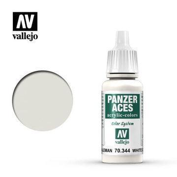 Vallejo 70344 Panzer Aces German Tanker White 17 ml Acrylic Paint