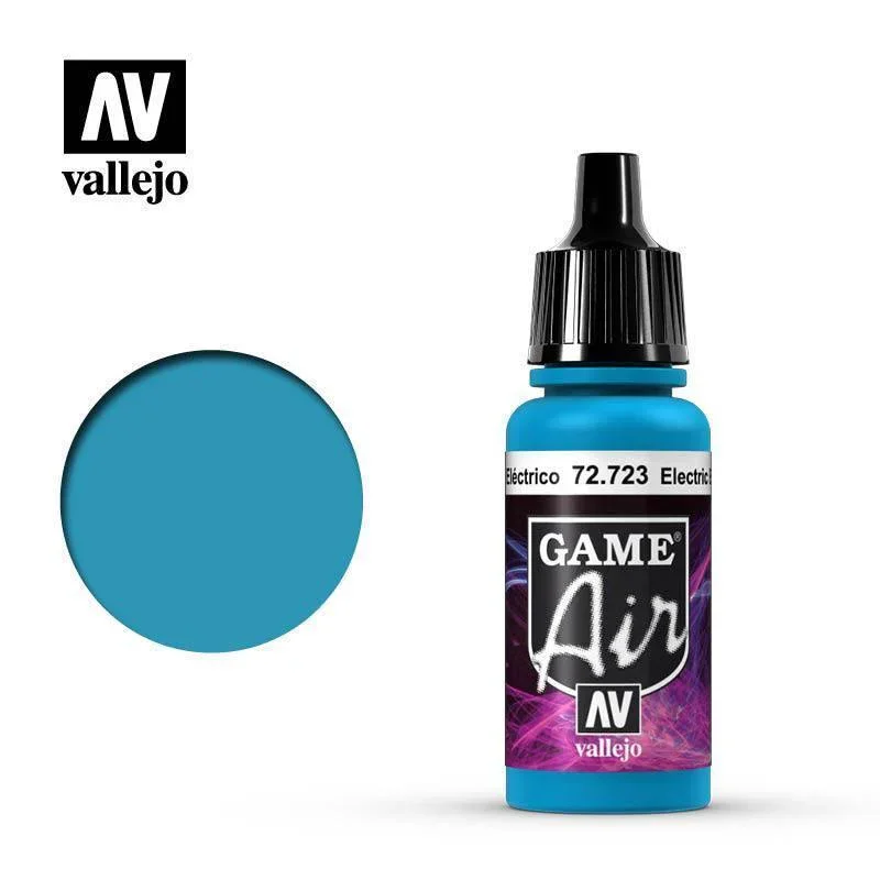Vallejo 72723 Game Air Electric Blue 17 ml Acrylic Airbrush Paint
