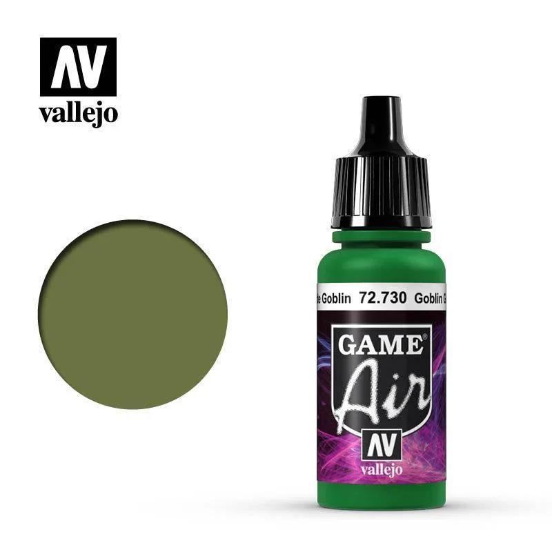 Vallejo 72730 Game Air Goblin Green 17 ml Acrylic Airbrush Paint