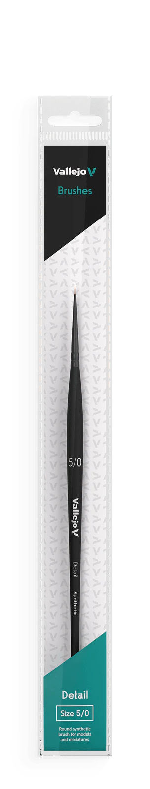 Vallejo Brushes - Detail - Round Synthetic Brush N0. 5/0