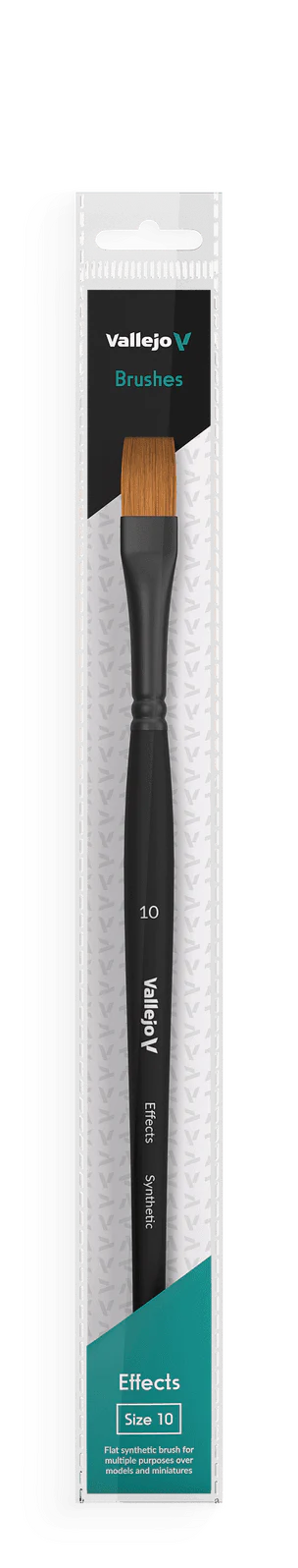 Vallejo Brushes - Effects - Flat Rectangular Brush No. 10