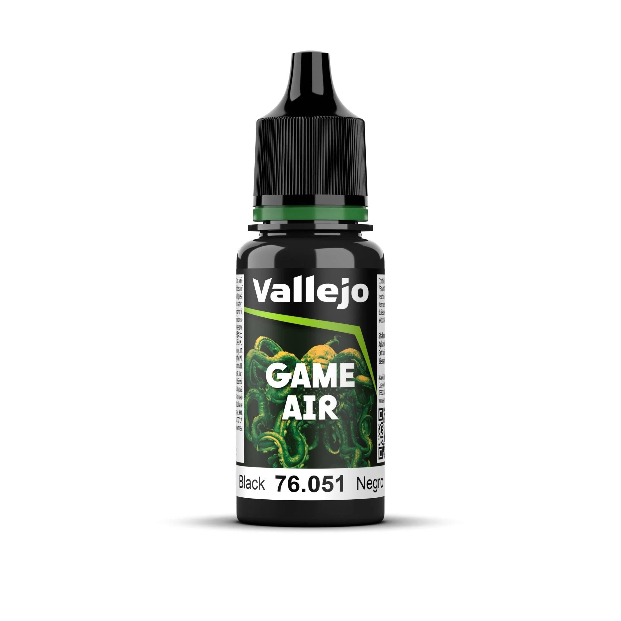 Vallejo Game Air - #51 Black 18 ml