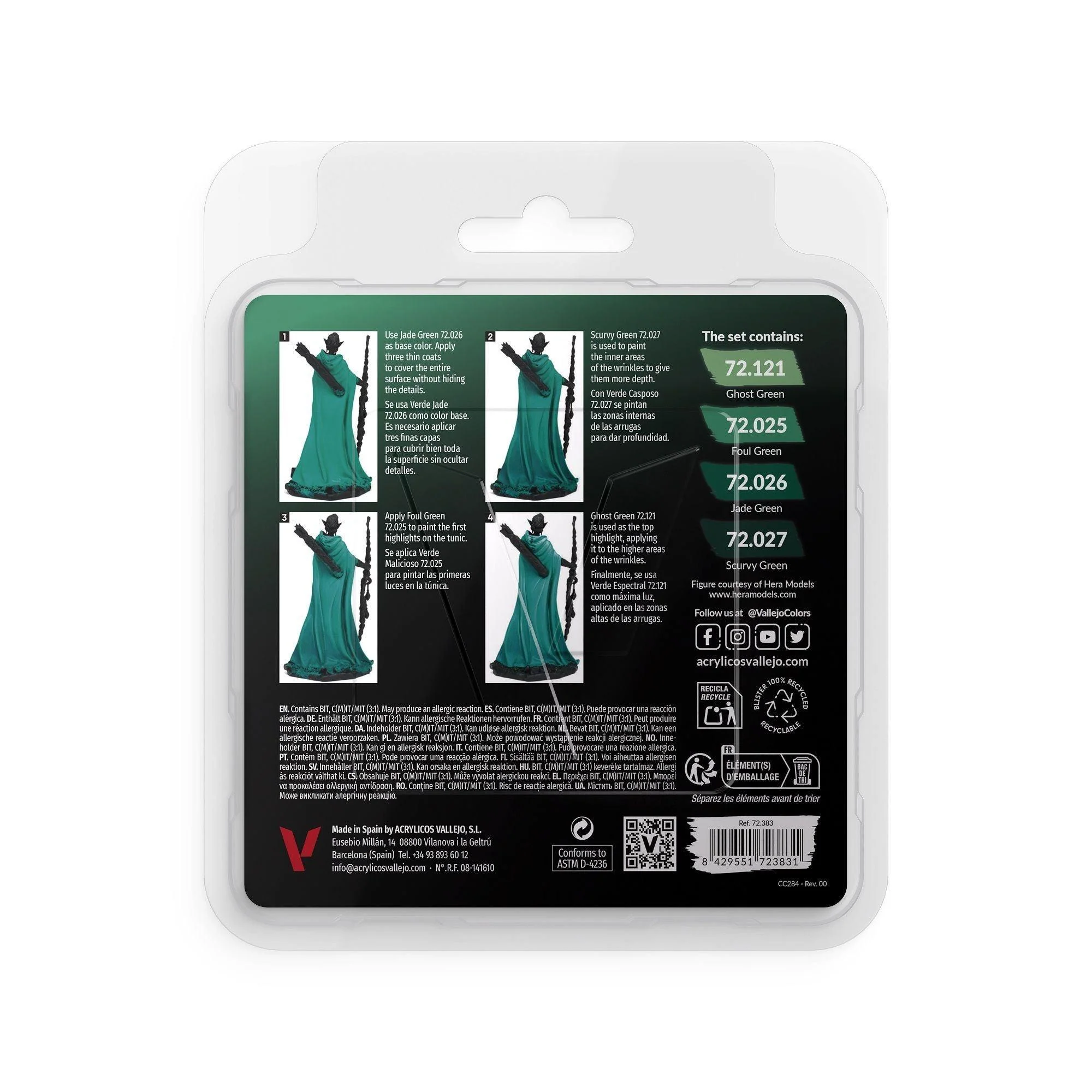 Vallejo Game Colour - Cold Green Color Set - Image 2
