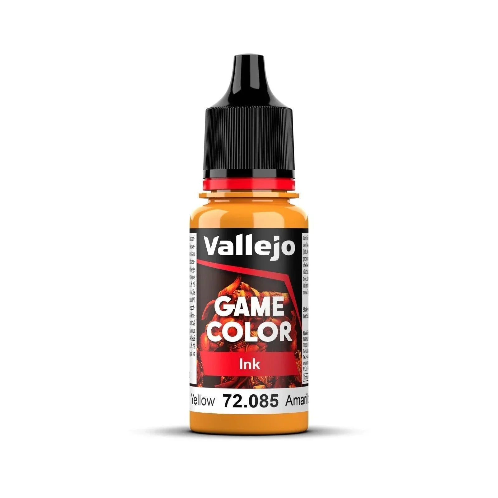 Vallejo Game Colour - #111 Yellow Ink 18ml