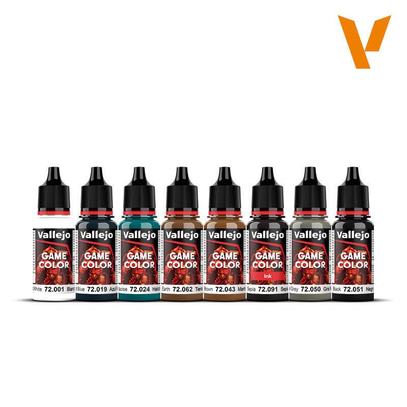 Vallejo Game Colour Non Metallic Metal - 8 Colour Acrylic Paint Set - Image 2