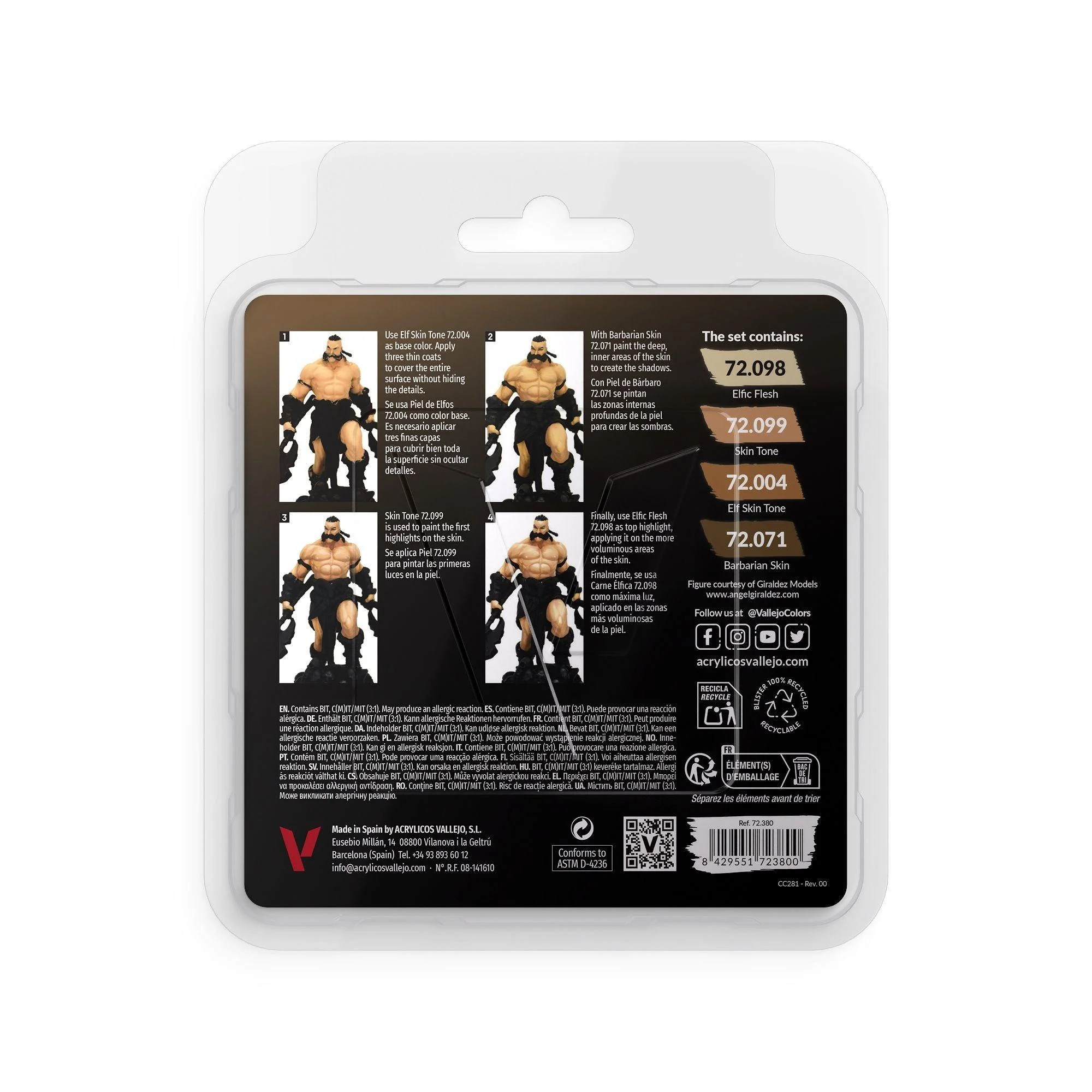 Vallejo Game Colour - Tanned Skin Set - Image 2