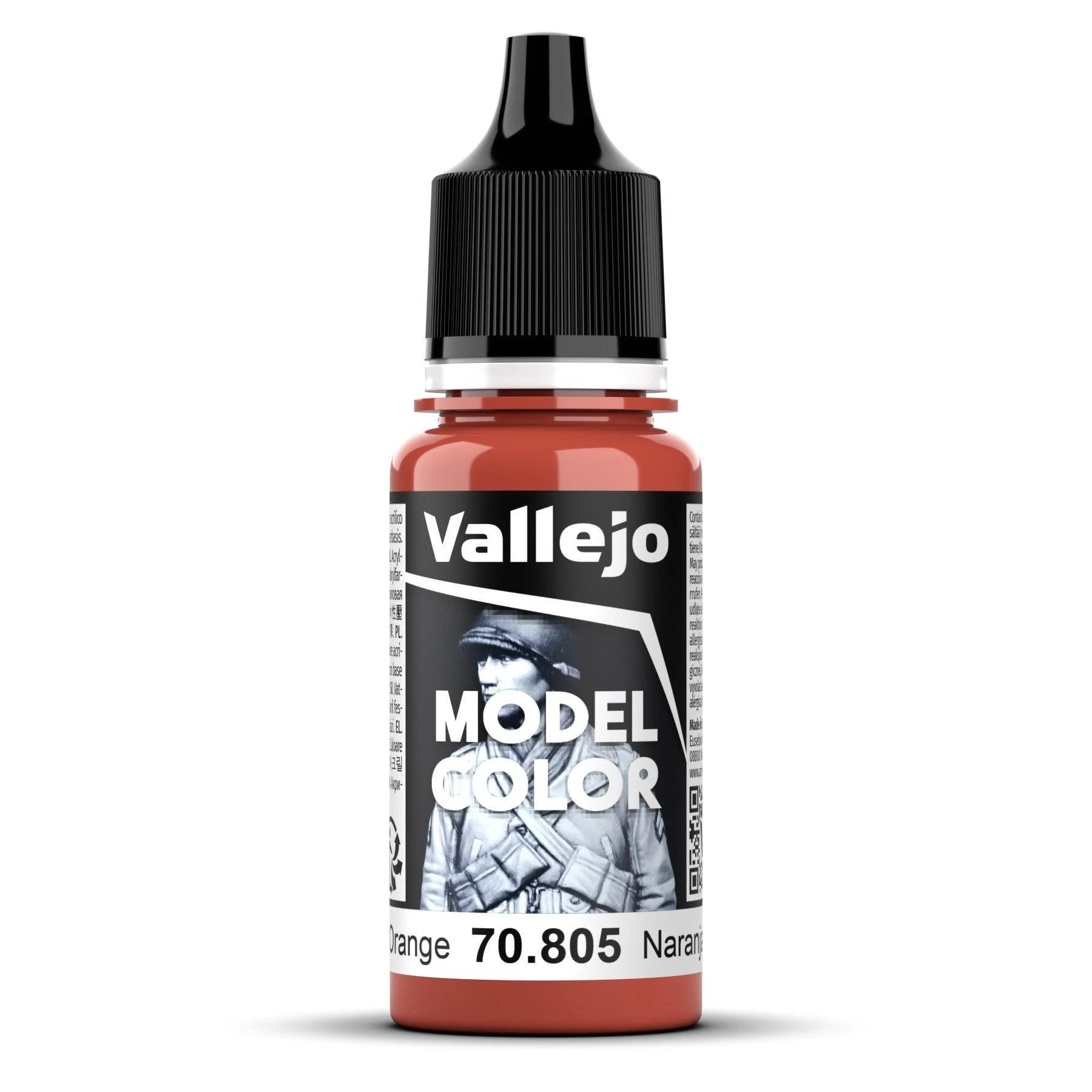 Vallejo Model Colour #008 - German Orange - 18 ml Matt Acrylic Paint