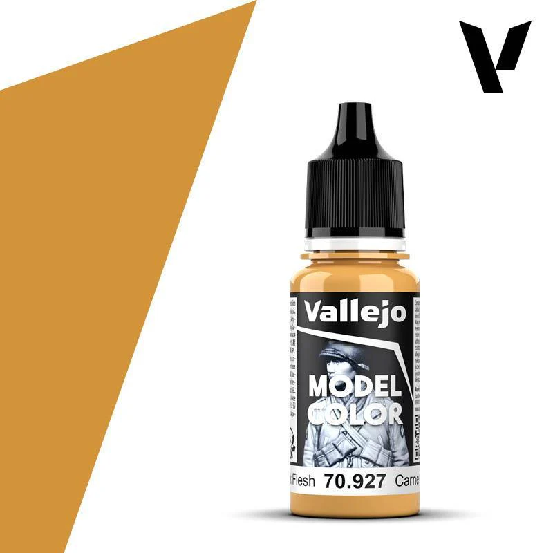 Vallejo Model Colour #018 - Dark Flesh - 18 ml Matt Acrylic Paint