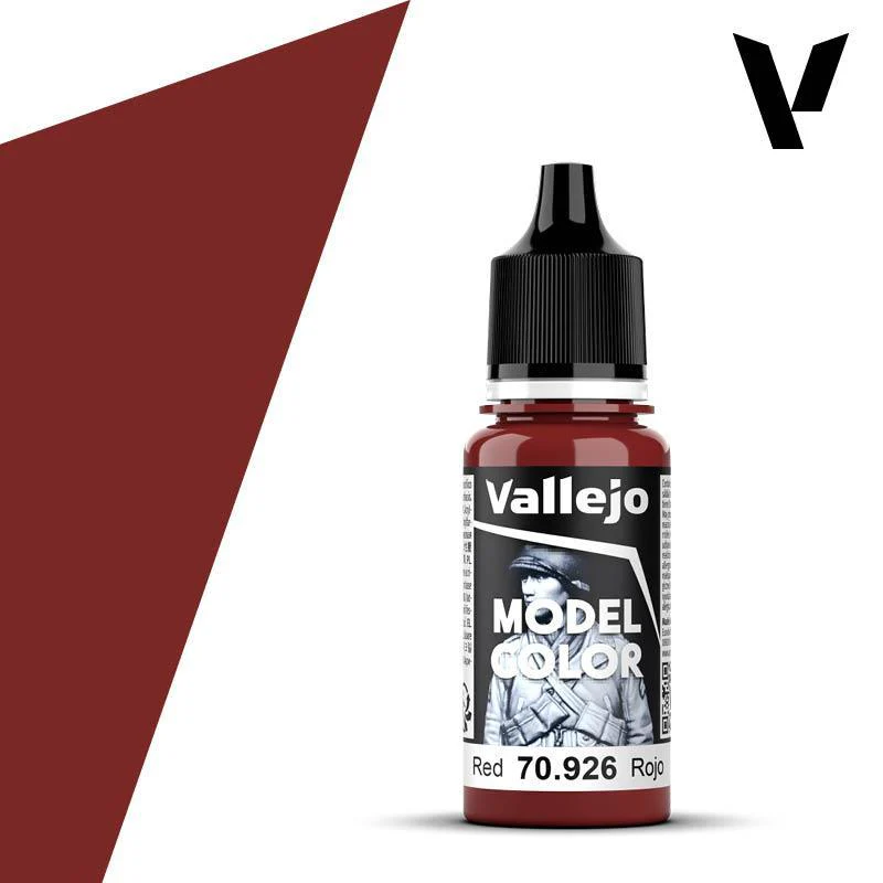 Vallejo Model Colour #034 - Red - 18 ml Matt Acrylic Paint