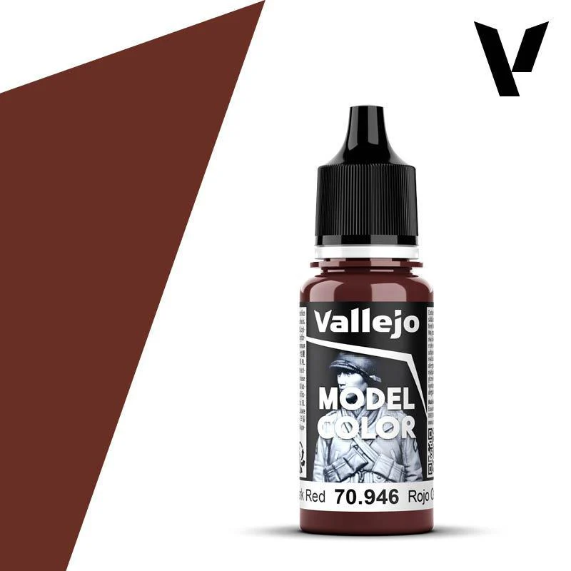 Vallejo Model Colour #040 - Dark Red - 18 ml Matt Acrylic Paint