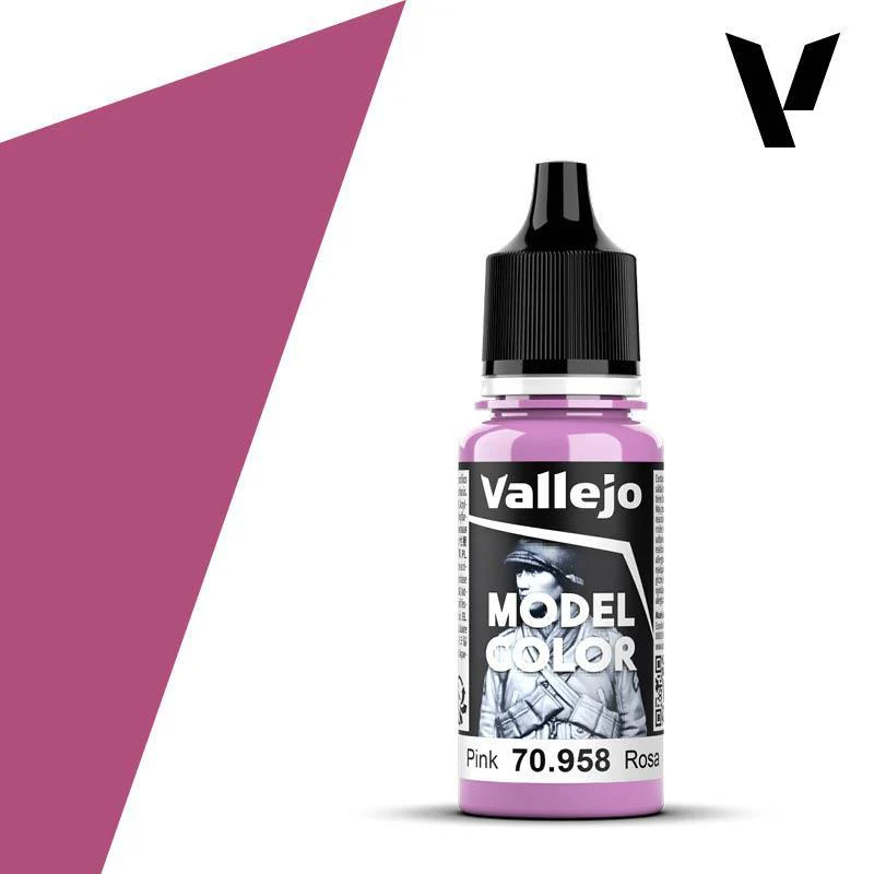 Vallejo Model Colour #043 - Pink - 18 ml Matt Acrylic Paint