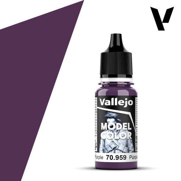 Vallejo Model Colour #047 - Purple - 18 ml Matt Acrylic Paint