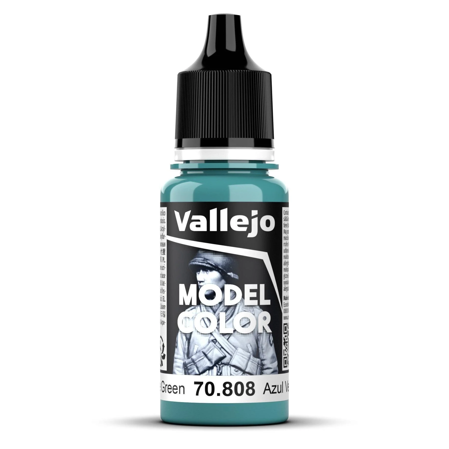 Vallejo Model Colour #069 - Blue Green - 18 ml Matt Acrylic Paint