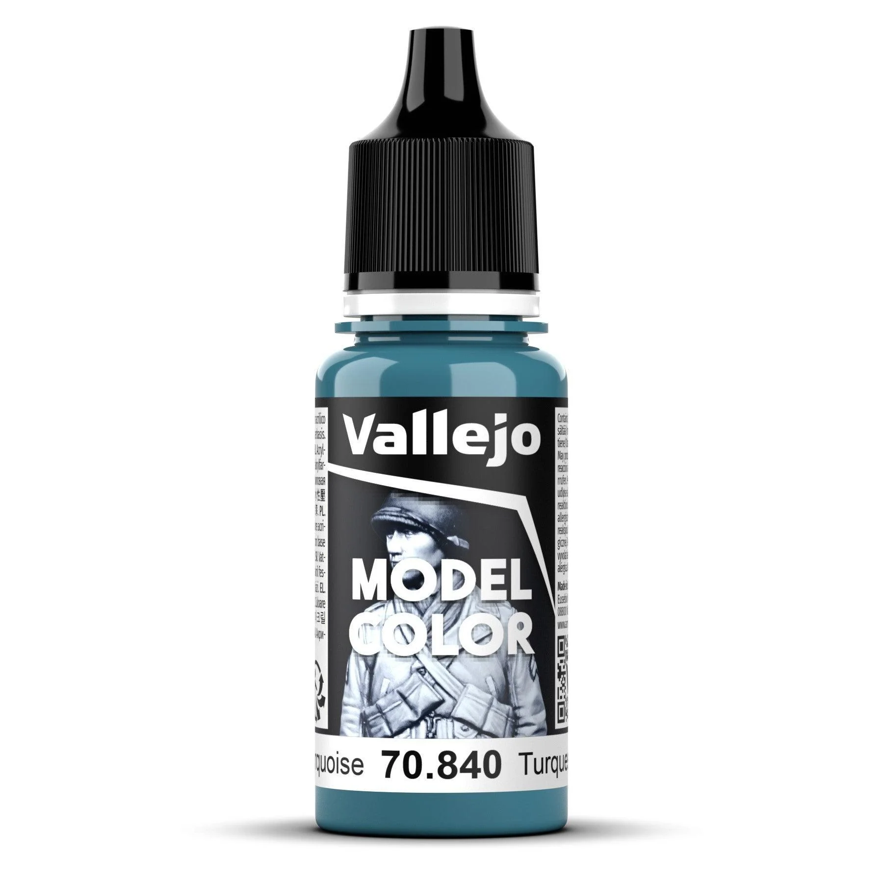 Vallejo Model Colour #070 - Light Turquoise - 18 ml Matt Acrylic Paint