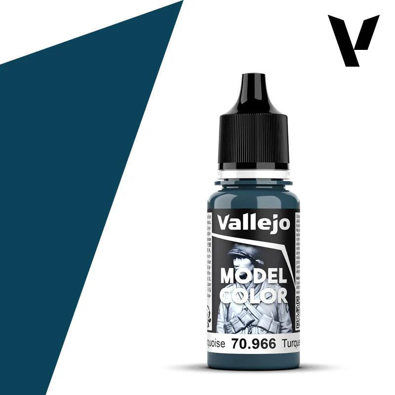 Vallejo Model Colour #071 - Turquoise - 18 ml Matt Acrylic Paint