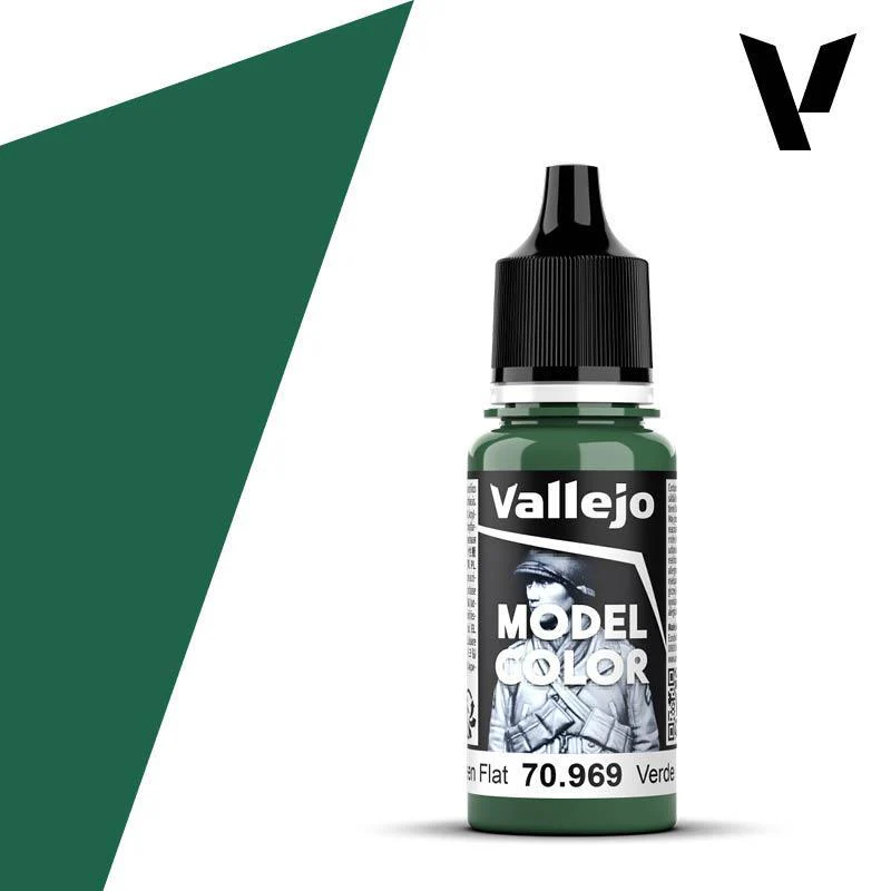 Vallejo Model Colour #078 - Park Green Flat - 18 ml Matt Acrylic Paint